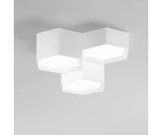 36W LED lubinis šviestuvas VORTEX, baltas, CCT