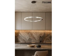 36W LED pakabinamas šviestuvas ANILLO, tamsaus chromo sp., 3000K, 80cm