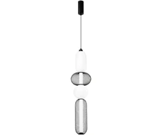 36W LED pakabinamas šviestuvas INKAS, juodas, CCT
