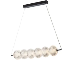 36W LED pakabinamas šviestuvas VENTURA, juodas, 3000K