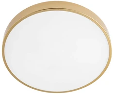 Lubinis šviestuvas 36W LED paviršinis šviestuvas KNOB, matinės aukso sp., 3000/6500K