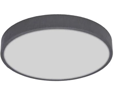Lubinis šviestuvas 36W LED paviršinis šviestuvas ORBIS MATTEO, pilkas, 3000K, dimeriuojamas