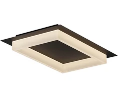 Lubinis šviestuvas 36W LED paviršinis šviestuvas PERIMETRO, juodas, 3000/4000/6500K