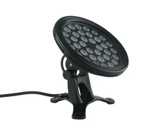 36x1W LED baseino prožektorius NEPTUNE, juodas, RGB, IP68