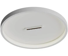 Lubinis šviestuvas 37W LED paviršinis šviestuvas BUTTON, baltas, 3000K, dimeriuojamas, 01-3827