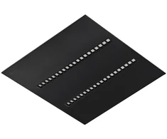 38/34/29/24W LED panelė PANEL INDIVILED GEN 2, juoda, 3000K, 90°, DALI2, 595x595mm, UGR19