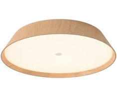38W LED lubinis šviestuvas CORA, medžio/baltos sp., 2700/3000K, dimeriuojamas, P4015170OAKDP