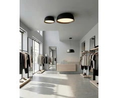 38W LED lubinis šviestuvas OSLO, juodas, 2700/3000/4000K, dimeriuojamas, P3999170NDP