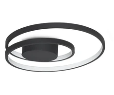 38W LED lubinis šviestuvas OZ, juodas, 3000K, 365039