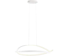 38W LED pakabinamas šviestuvas IMPULS, baltas, 3000K, dimeriuojamas, 01-3615