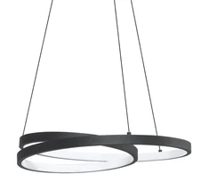 38W LED pakabinamas šviestuvas OZ, juodas, 3000K, 364957