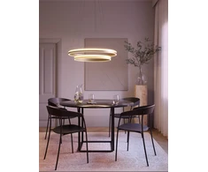 38W LED pakabinamas šviestuvas VALDIS, juodas, 3000/4000K