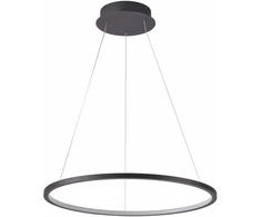 Italux 38W LED pakabinamas šviestuvas VINOLA, juodas, 3000/4000K