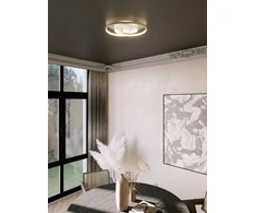 38W LED paviršinis lubinis šviestuvas INTERSIA, baltas, 3000/6000K, dimeriuojamas