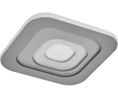 Lubinis šviestuvas 38W LED paviršinis šviestuvas ORBIS SPIRAL, pilkas, 3000K, dimeriuojamas