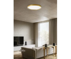 Lubinis šviestuvas Viokef 38W LED paviršinis šviestuvas VANESSA, juodas, 3000/4000K, dimeriuojamas, 4292800