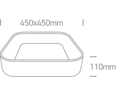 Lubinis šviestuvas 38W LED vidaus plafonas, baltas, 2700/3000/4000K, dimeriuojamas, 62132NA/W/V