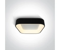 Lubinis šviestuvas 38W LED vidaus plafonas, juodas, 2700/3000/4000K, dimeriuojamas, 62132NA/B/V