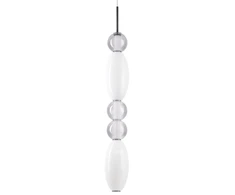 Ideal Lux 39W LED pakabinamas šviestuvas LUMIERE, baltos/juodos sp., 3000K, 314174
