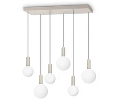 39W LED pakabinamas šviestuvas ODEON, pilkos/baltos sp., 3000K, 349220