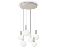 39W LED pakabinamas šviestuvas ODEON, pilkos/baltos sp., 3000K, 349237