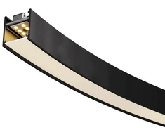 39W LED paviršinis/pakabinamas šviestuvas XFREE S, juodas, 3000K