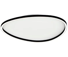 Lubinis šviestuvas 39W LED paviršinis šviestuvas, juodas, 3000K, dimeriuojamas, 23208
