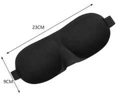 3D miego kaukė akims – maksimalus komfortas ir visiška tamsa