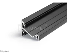 3m LED juostos profilio CORNER14, juodas