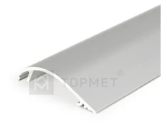 3m LED juostos profilio WAY10 dangtelis, anoduotas aliuminis
