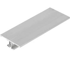 3m LED juostos profilis BACK10 A/UX, neanoduotas aliuminis