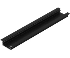 3m LED juostos profilis BEGTIN12 J/S, juodai anoduotas