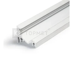 3m LED juostos profilis CORNER10 BC/UX, neanoduotas aliuminis