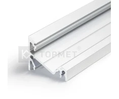 3m LED juostos profilis CORNER14 EF/TY, neanoduotas aliuminis