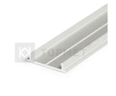 3m LED juostos profilis FIX12, anoduotas aliuminis