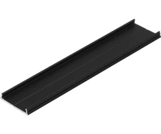 3m LED juostos profilis FIX16, juodai anoduotas