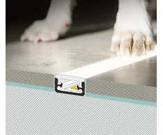 3m LED juostos profilis FLOOR8 K, anoduotas aliuminis