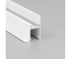 3m LED juostos profilis FRAME14 BC/Q, baltai dažytas