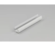 3m LED juostos profilis PEN12 CJ, baltai dažytas