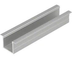 3m LED juostos profilis SMART-IN16 B/U4, anoduotas aliuminis