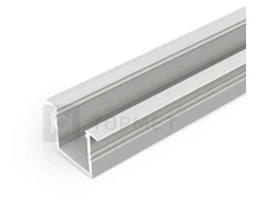 3m LED juostos profilis SMART-IN16 B/U4, neanoduotas aliuminis