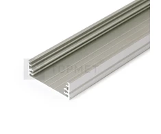 3m LED juostos profilis WIDE24 G/W, anoduotas aliuminis