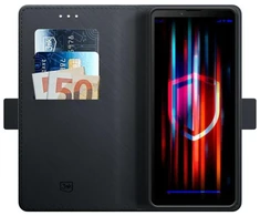 3mk Dėklas-piniginė skirtas Sony Xperia 10 V - Juodas