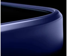 3mk Dūminis MagCase, skirtas iPhone 17 Pro - Mėlynas-Permatomas