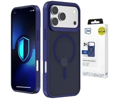 3mk Dūminis MagCase, skirtas iPhone 17 Pro - Mėlynas-Permatomas