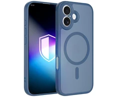 „3mk Misty MagCase“ dėklas „iPhone 17“ telefonui, mėlynas