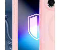 3mk Misty MagCase dėklas, skirtas iPhone 16E / 17E – rožinis