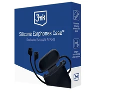 3mk Silikoninis AirPods dėklas skirtas AirPods Pro 3 - Juodas