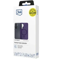 3Mk apsaugos 3mk dūminis „MagCase“ dėklas iPhone 16 Pro Max - Violetinė-Permatoma