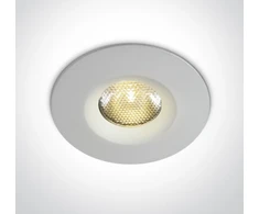 3W COB LED įleidžiamas šviestuvas, 4000K, IP65, baltas, 10103M/W/C